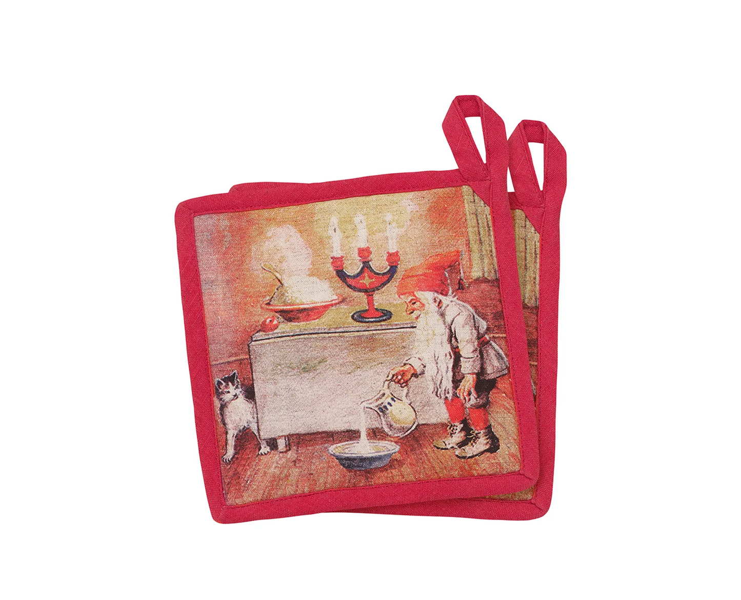 Jennys Grytlapp Katt 2-pack