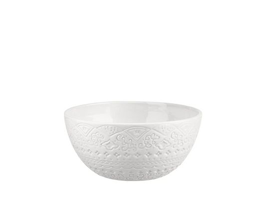 Orient Skål M Vit