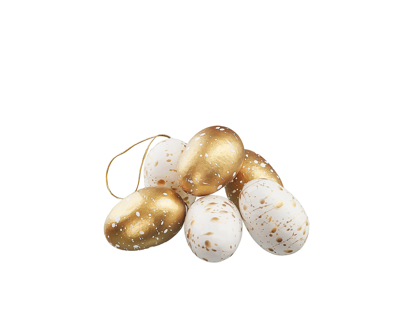 Stänk Ägg Vit Guld